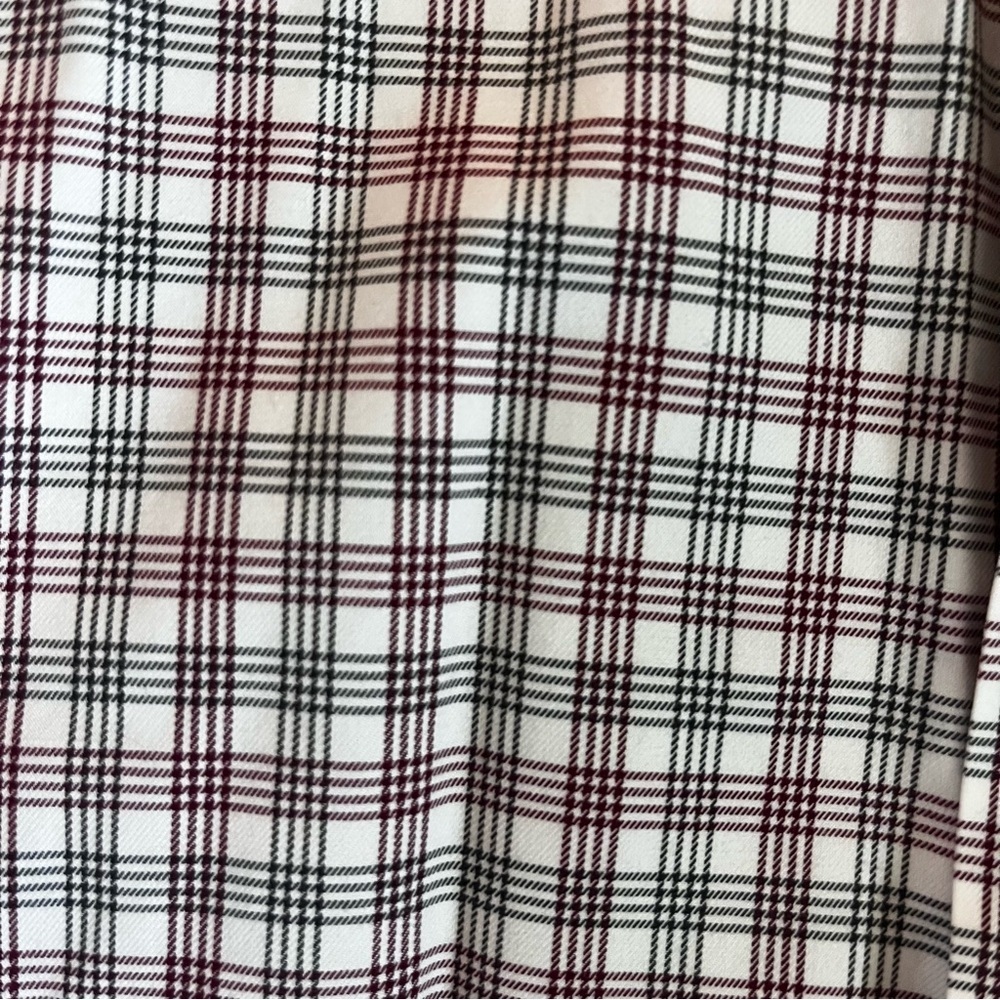 Duluth Trading Company Cotton Twill Check Green Red Button Down Shirt Large - Picture 6 of 8
